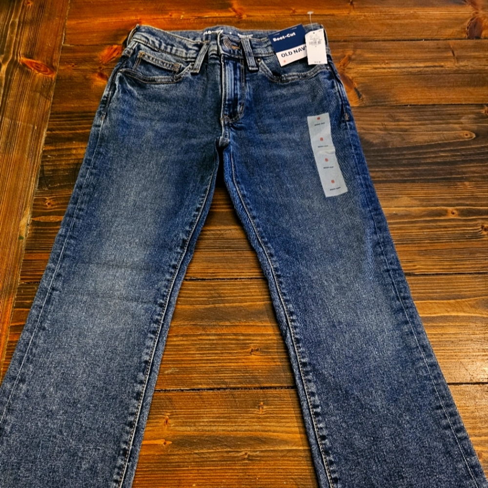NWT Boys Old Navy Jeans, Boot Cut, Size 8